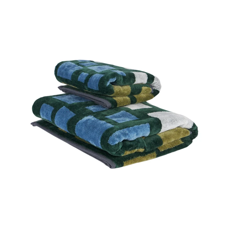 Asciugamano con Ospite kos Moderno in Spugna 450 gr/mq