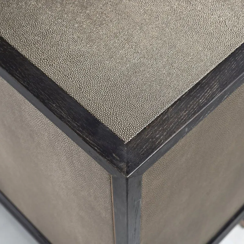 Casa Padrino Luxus Sideboard Schwarz / Grau / Messing 193 cm - Luxus Möbel