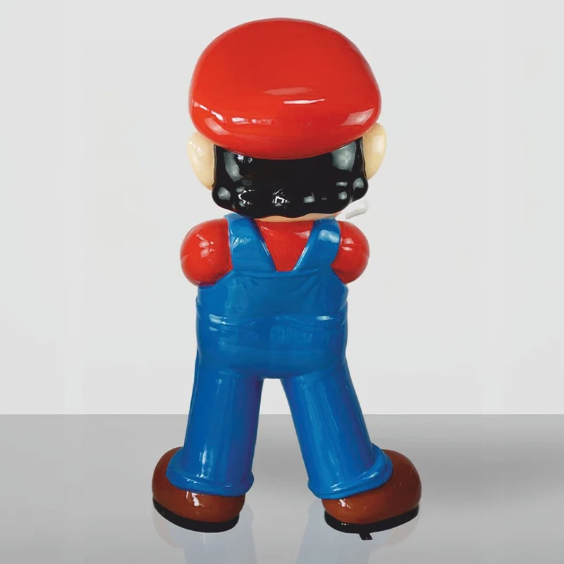 Casa Padrino XXL Garten Deko Skulptur Bunt H. 170 cm - Große Deko Figur