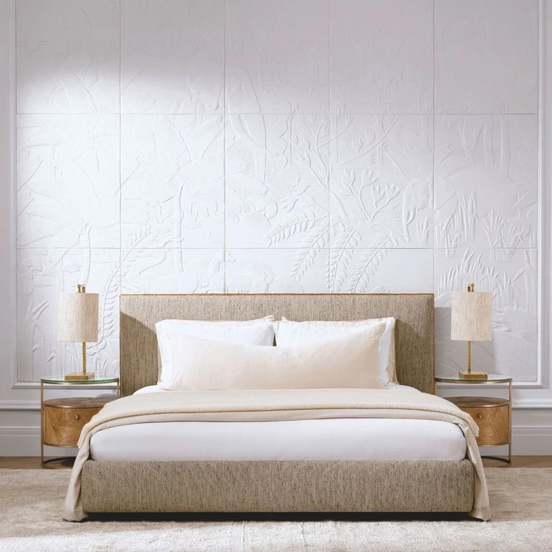 Casa Padrino Luxus Doppelbett Beige / Antik Gold 160 x 200 cm - Schlafzimmer Möbel