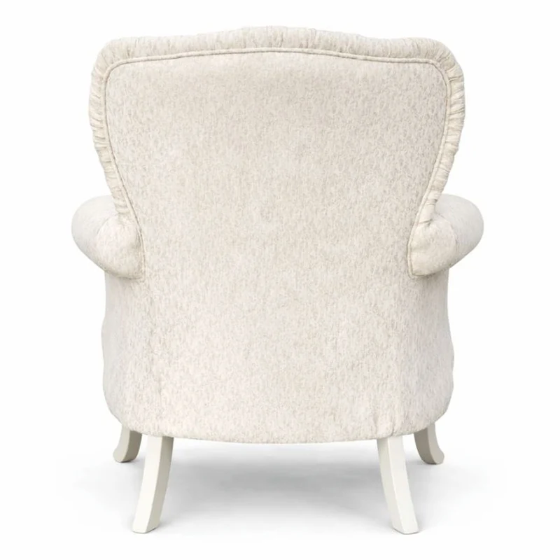 Casa Padrino Luxus Barock Sessel Creme / Gold - Prunkvolle Barock Möbel