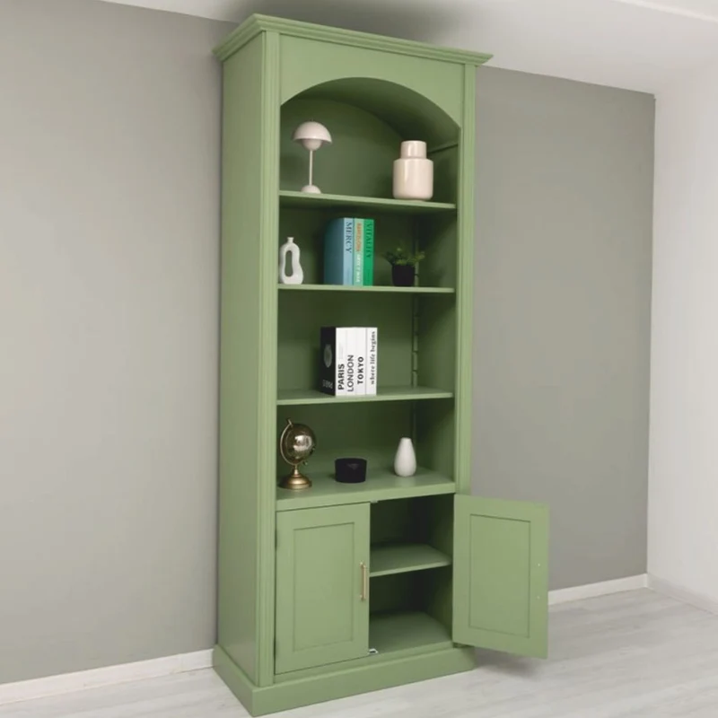 Casa Padrino Landhausstil Bücherschrank Hellgrün 102 x H. 250 cm - Landhausstil Möbel
