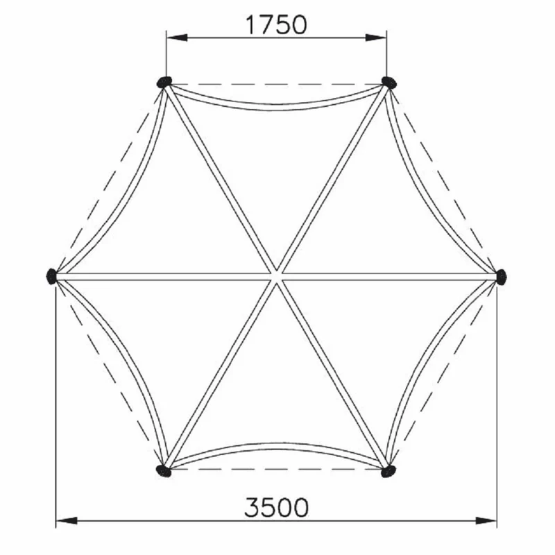 Casa Padrino Barock Garten Deko Sonnenschirm Weiß / Creme Ø 350 x H. 418,5 cm