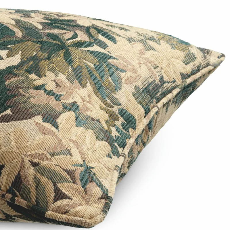 Casa Padrino Luxus Kissen Grün / Beige 60 cm - Luxus Deko Accessoires