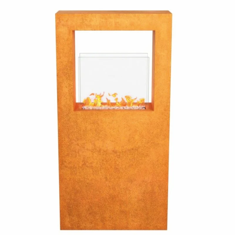Casa Padrino Garten Deko Bioethanol Kamin H. 140 cm - Garten & Terrassen Accessoires