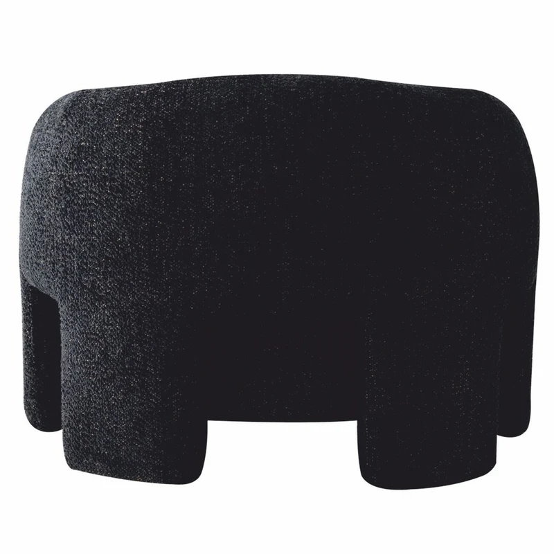 Casa Padrino Luxus Wohnzimmer & Hotel Sessel Schwarz 100 cm - Luxus Möbel