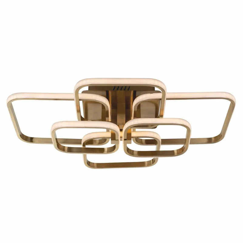 Casa Padrino Luxus LED Deckenleuchte Gold 69 cm - Luxus LED Leuchten