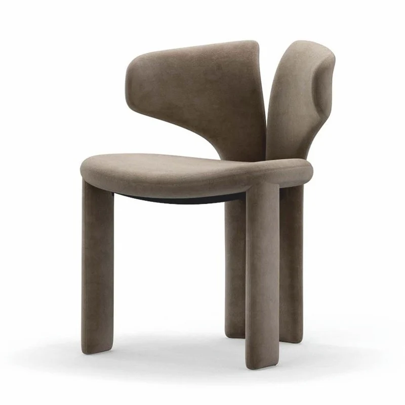 Casa Padrino Luxus Esszimmer Stuhl Braun H. 76 cm - Luxus Esszimmer Möbel