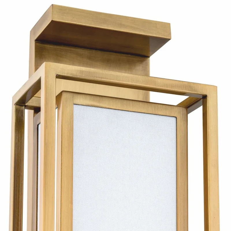 Casa Padrino Luxus Wandleuchte Antik Messing / Weiß H. 70 cm - Luxus Leuchten