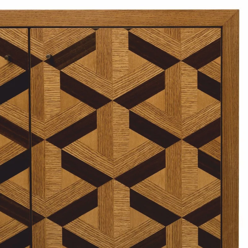 Casa Padrino Luxus Sideboard mit 4 Türen Braun 180 cm - Luxus Hotel Möbel