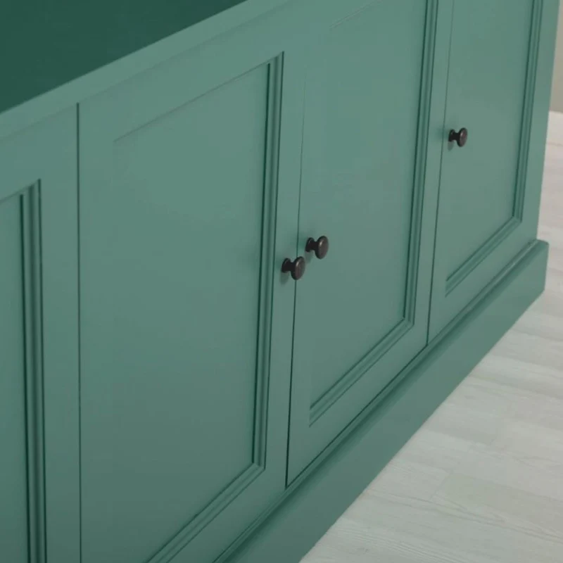 Casa Padrino Landhausstil Bücherschrank Grün 254 cm - Landhausstil Möbel