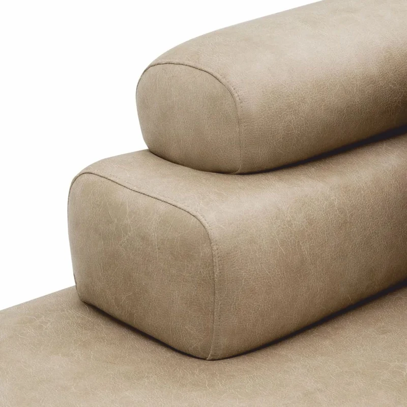 Casa Padrino Luxus Sofa Beige / Schwarz 399 cm - Luxus Hotel Möbel