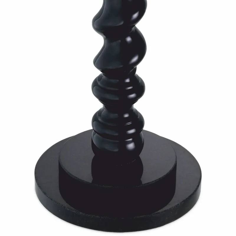 Casa Padrino Luxus Tischleuchte Schwarz / Beige H. 81 cm - Schreibtischleuchte