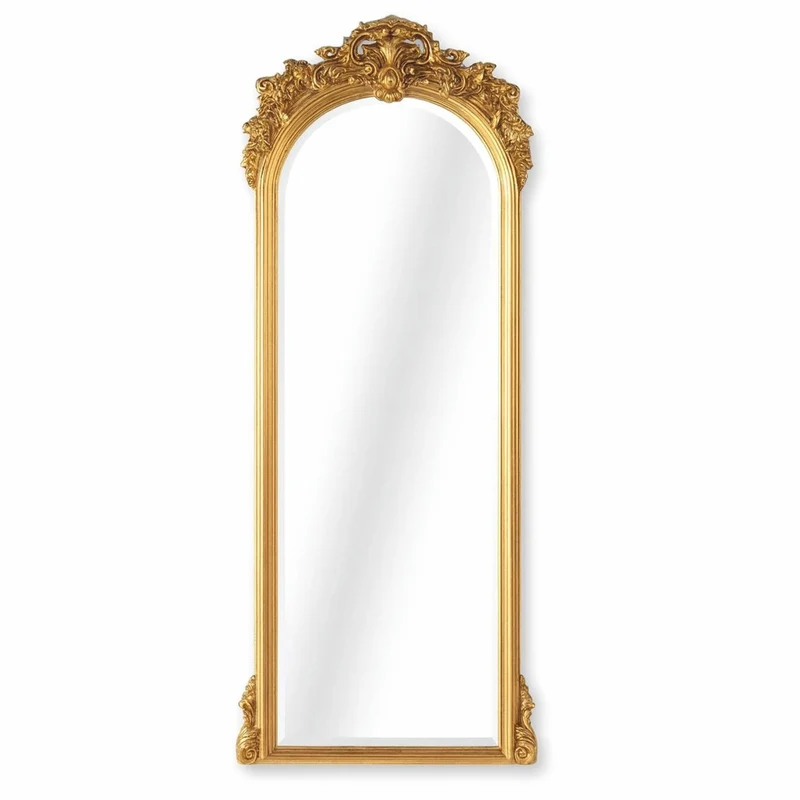 Casa Padrino Luxus Barock Spiegel Gold H. 180 cm - Barock Möbel - Made in Italy