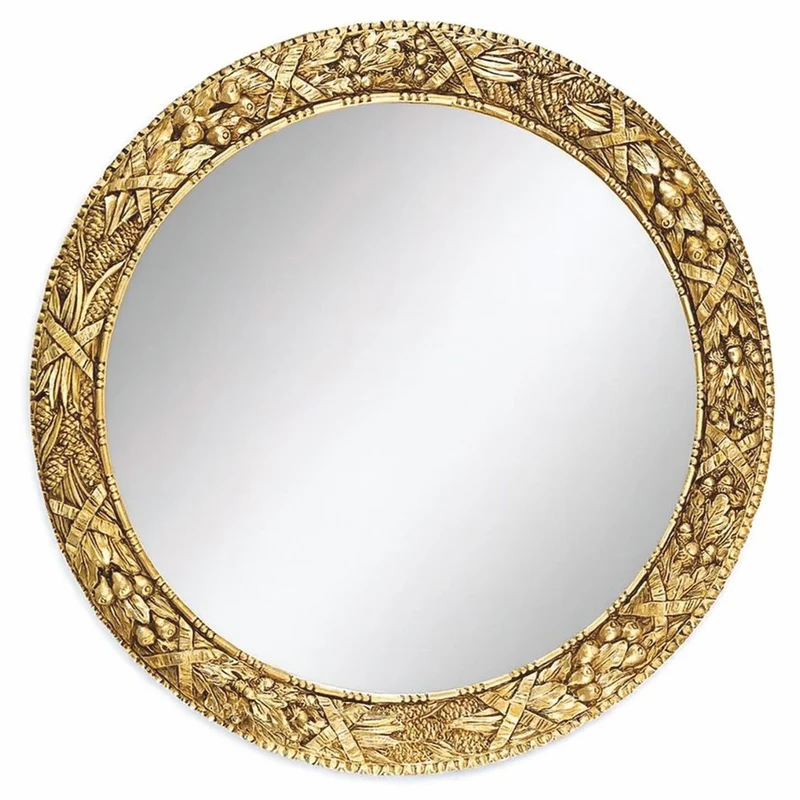 Casa Padrino Luxus Barock Spiegel Gold Ø 100 cm - Barock Möbel - Made in Italy