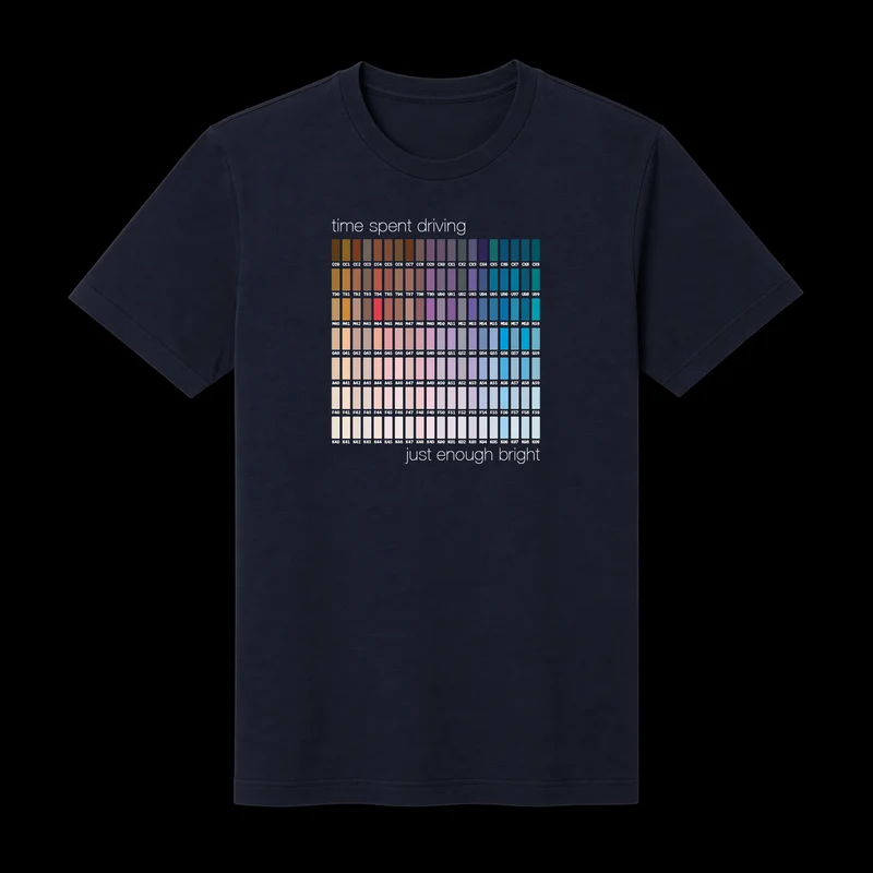 Just Enough Bright - Swatches T-Shirt