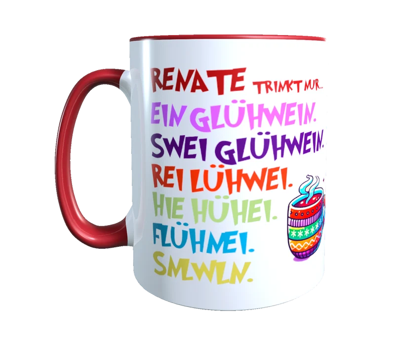 Personalisierte Glühwein Tasse – Dein humorvoller Begleiter für kalte Tage