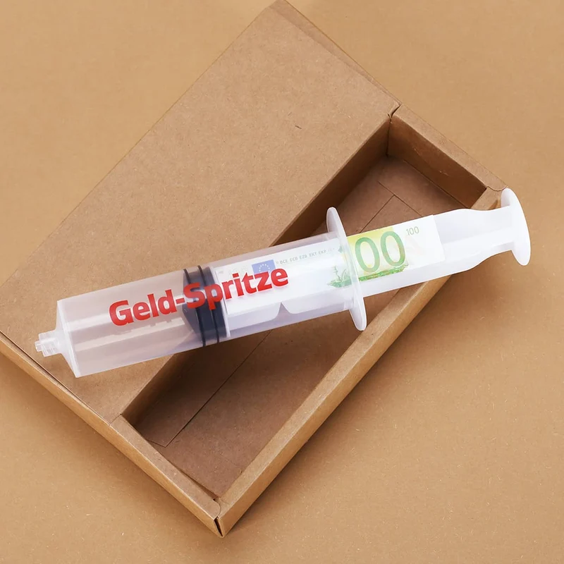 Geld-Spritze zum 60. Geburtstag
