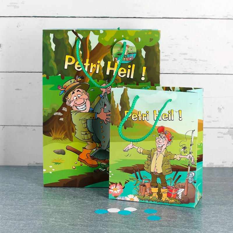 2er Set Geschenktasche für Angler