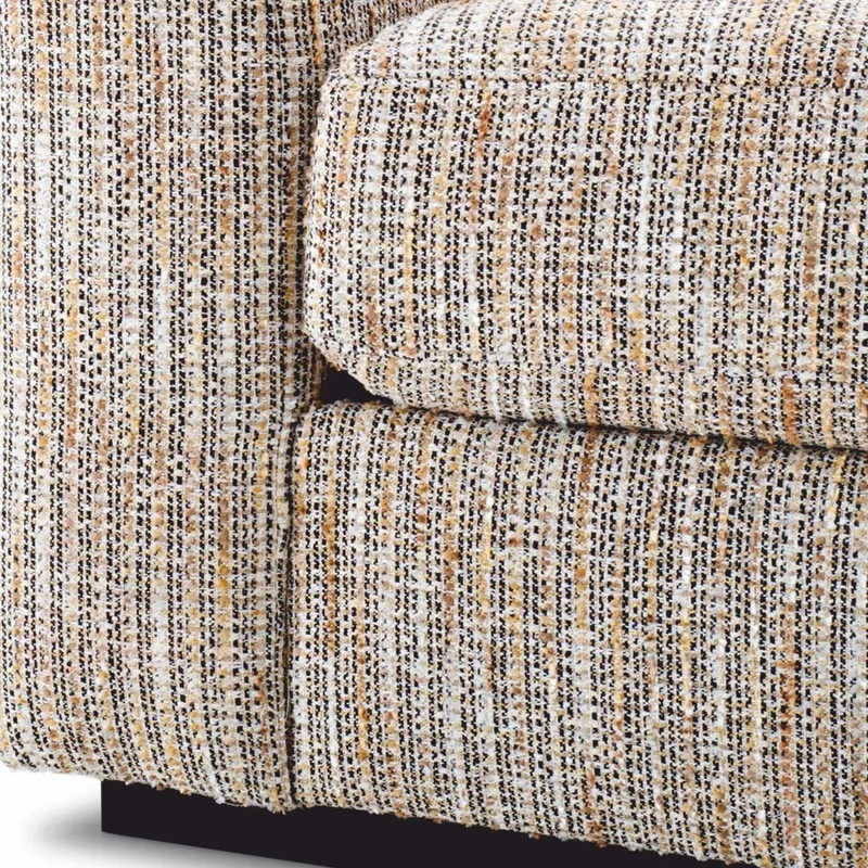 Casa Padrino Luxus Wohnzimmer & Hotel Sessel Beige / Schwarz H. 90 cm - Luxus Möbel