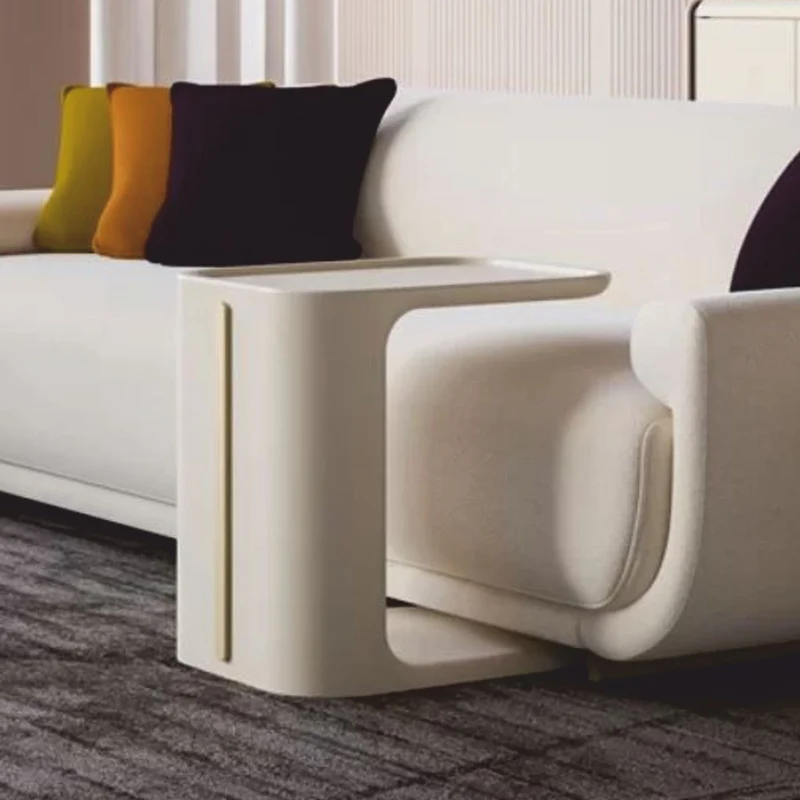Casa Padrino Luxus Beistelltisch Creme H. 51 cm - Wohnzimmer & Hotel Möbel