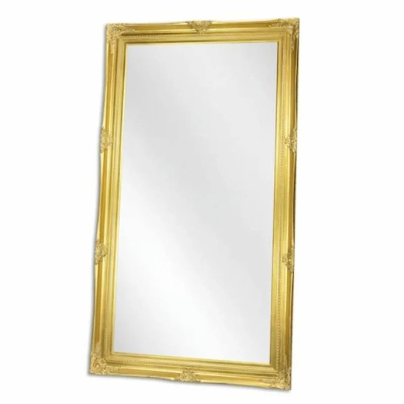 Casa Padrino Barock Spiegel Gold H. 203 cm - Barockstil Wandspiegel