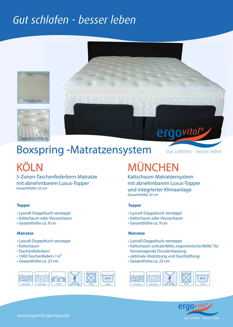Hotel Matratze ergovital münchen II
