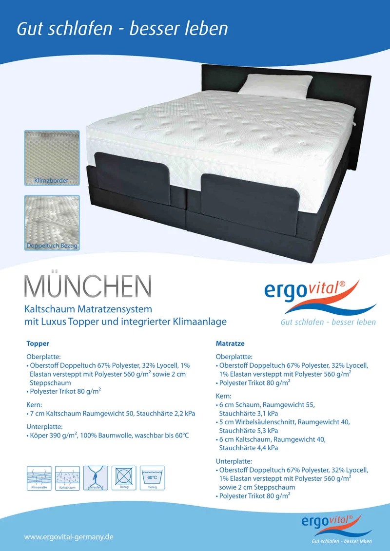 Hotel Matratze ergovital münchen II