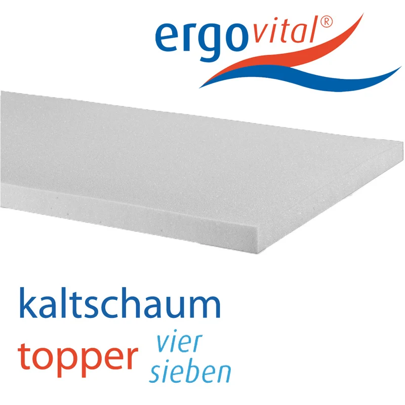 Kaltschaum Topper ergovital kaltschaum topper