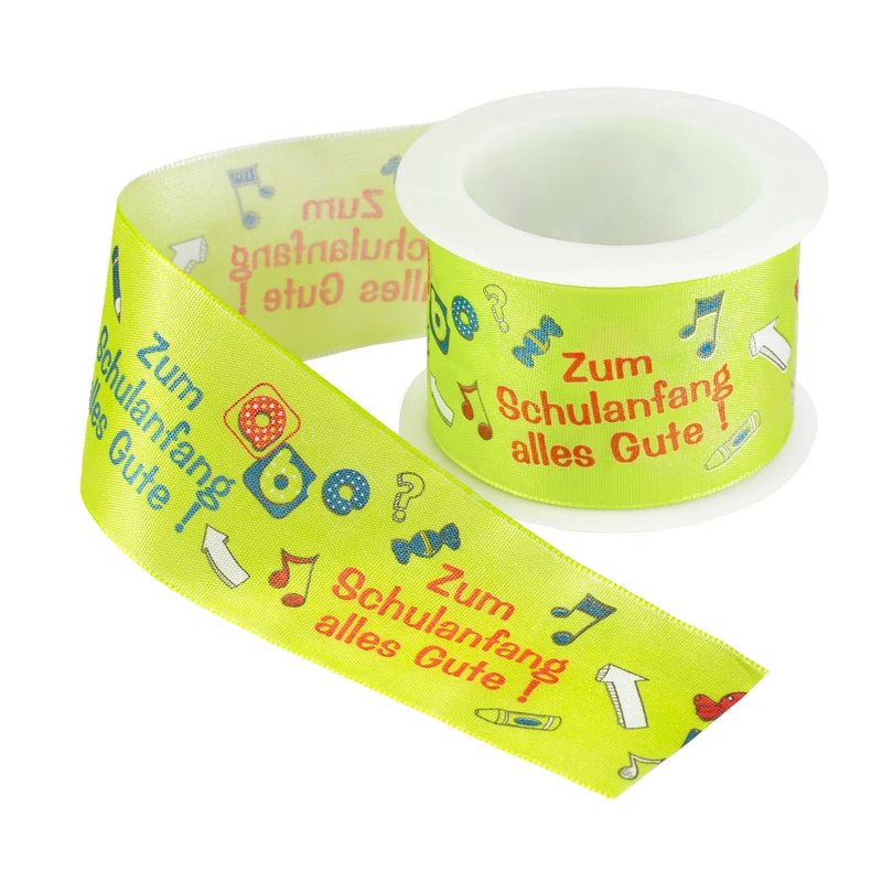 Geschenkband für Schulanfang & Einschulung 3m