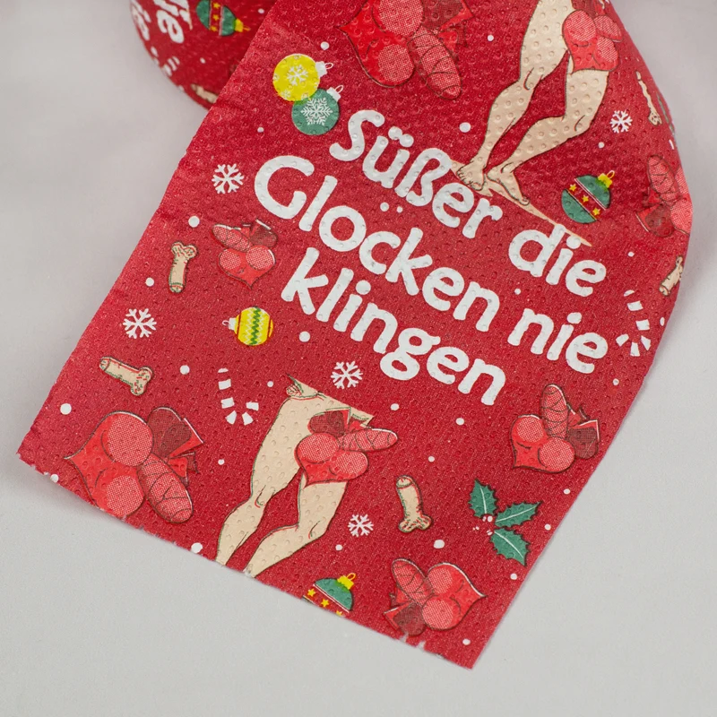 Sexy Toilettenpapier zu Weihnachten - Süßer die Glocken nie klingen - Scherzgeschenk für Männer