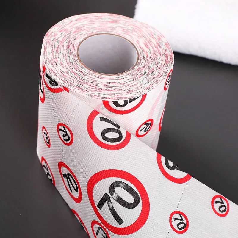 bedrucktes Klopapier Achtung 70