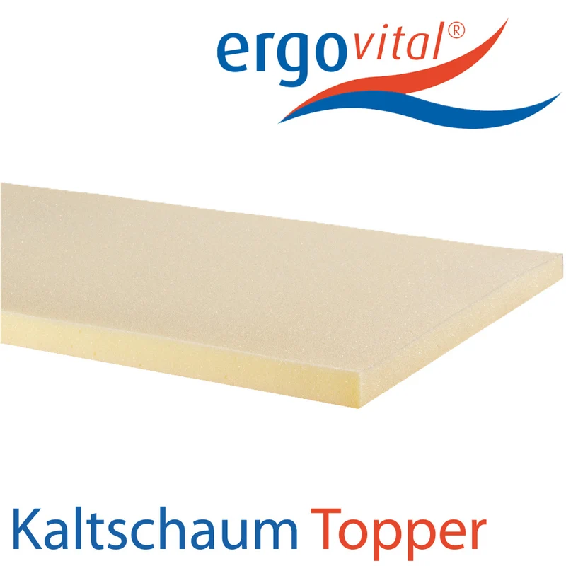 ergovital Kaltschaum Topper Schaumplatte
