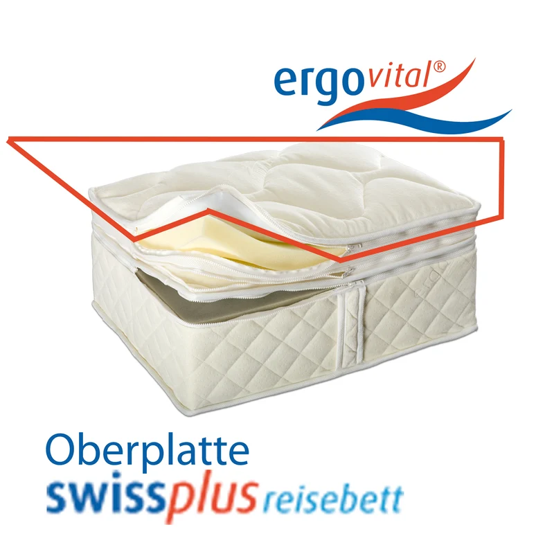 Oberplatte ergovital swisspluss Reisebett