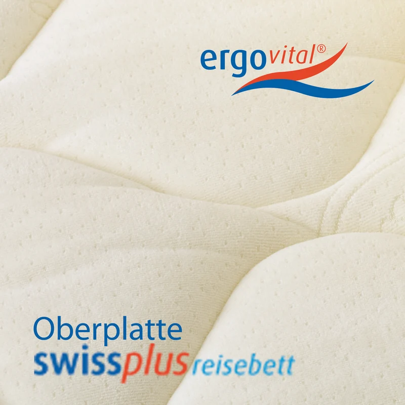 Oberplatte ergovital swisspluss Reisebett