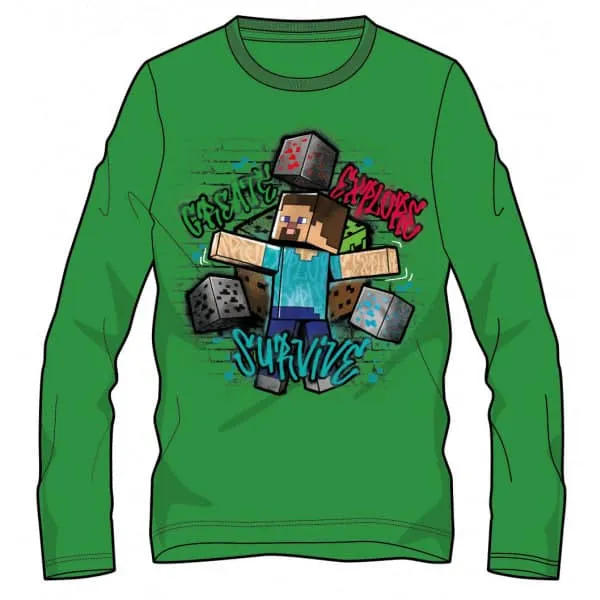 Minecraft Langarmshirt