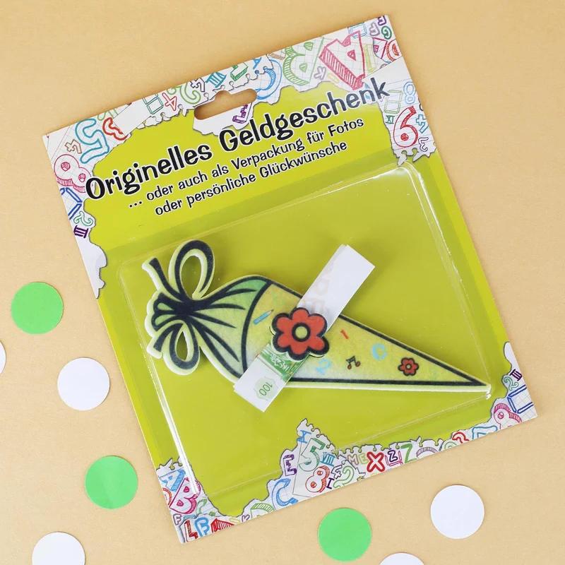 Filz Geldgeschenk Schultüte