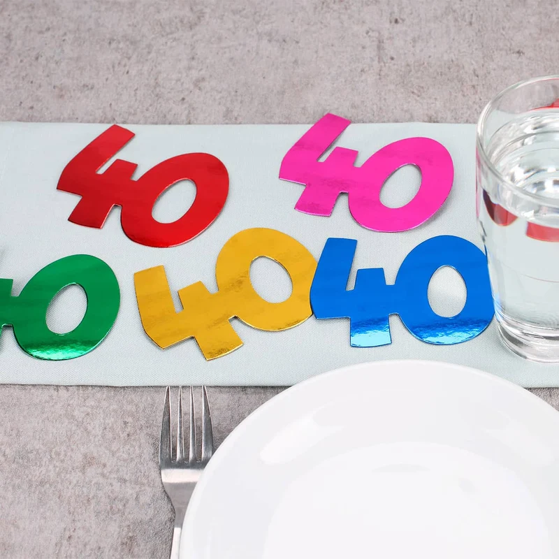 Jumbo-Konfetti zum 40.Geburtstag