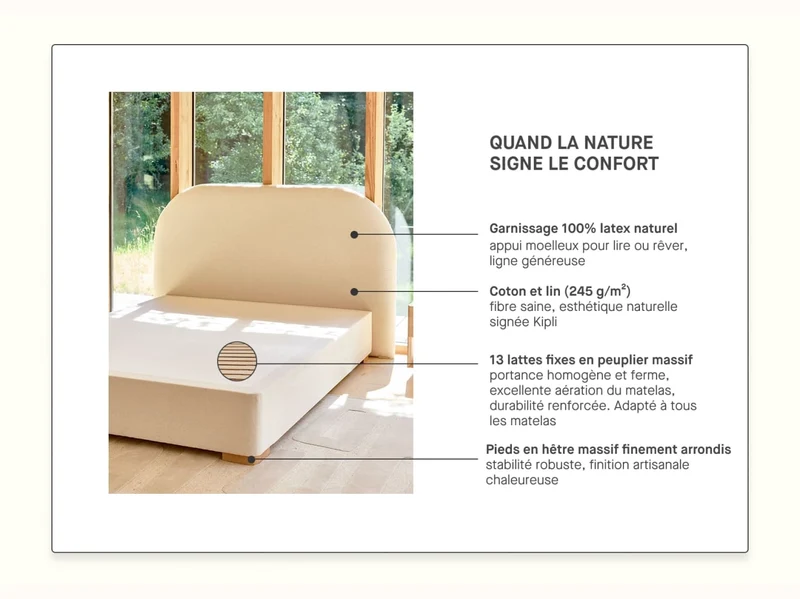 Sommier tapissier premium - LE LAC
