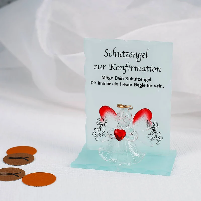 Kristall - Schutzengel zur Konfirmation