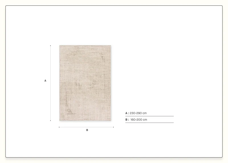 Tapis naturel en laine MILA
