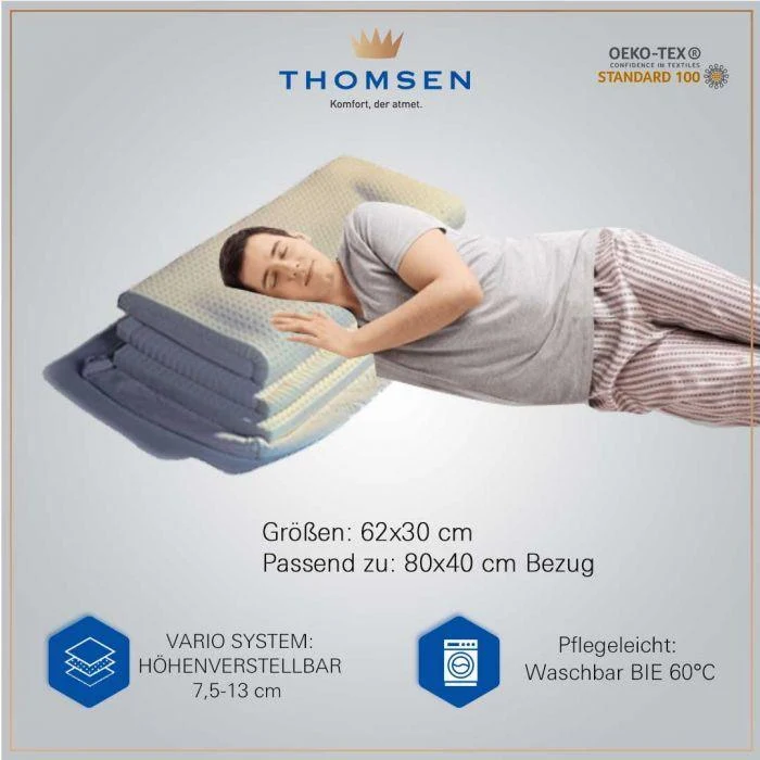 Thomsen Tinnitus - Das beste Kissen gegen Tinnitus durch Gegengeräusche