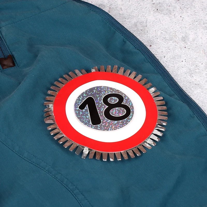 LED - Blink-Button zum 18.Geburtstag