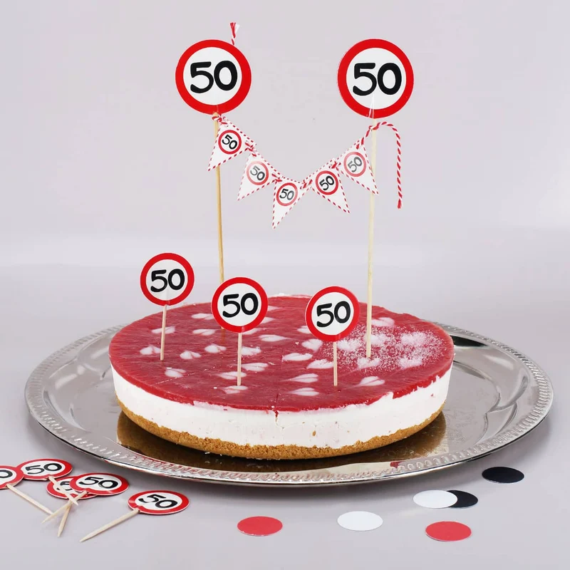 Torten-Deko Set zum 50. Geburtstag