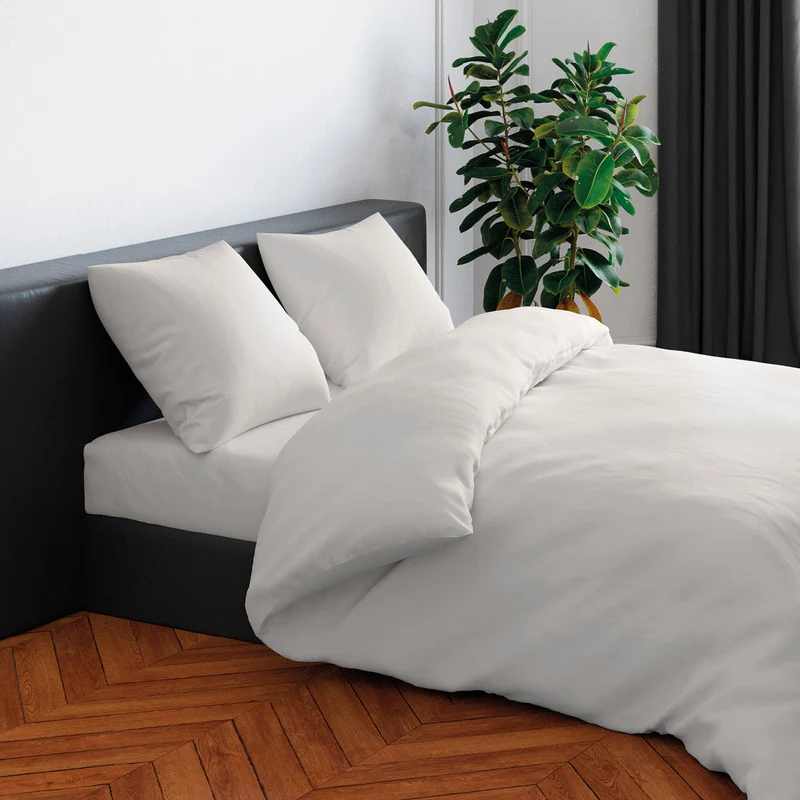 Taie(s) d'oreiller satin de coton - Taupe
