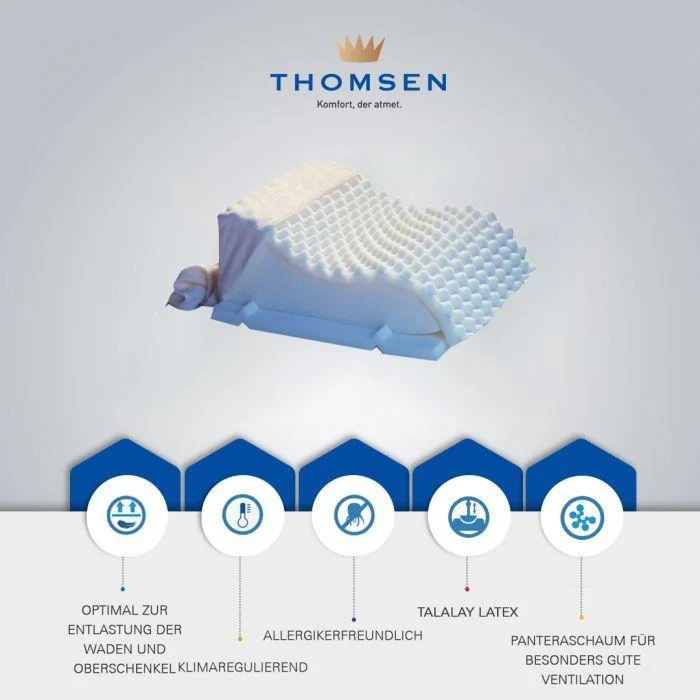 Thomsen Venenkissen - Orthopädisches Venenkissen für eine Entlastung der Oberschenkel und Waden