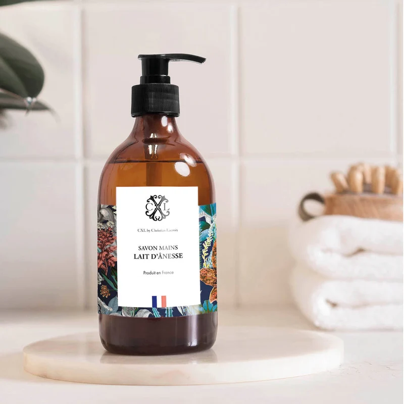 Savon mains parfumé - lait d'ânesse - 500 ml