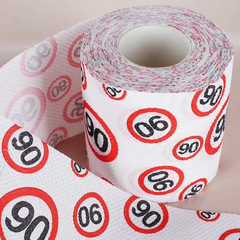 bedrucktes Klopapier Achtung 90