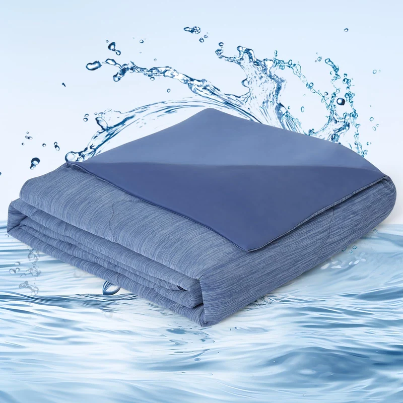Elegear Cooling Duvet for Night Sweats – Arc-Chill Q-Max 0.5, Soft Double-Layer Summer Blanket