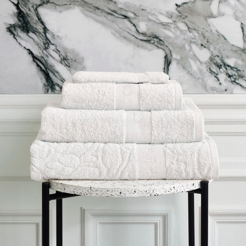 SET DE 2 SERVIETTES ET 2 DRAPS DE BAIN